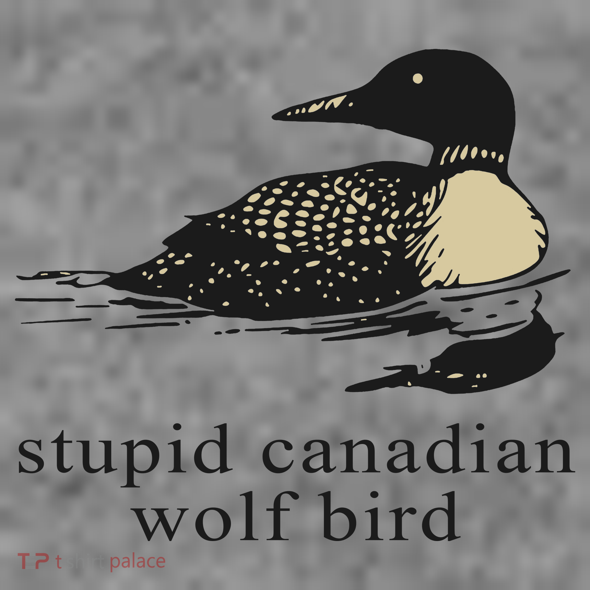 Stupid Canadian Wolf Bird Long Sleeve Shirt