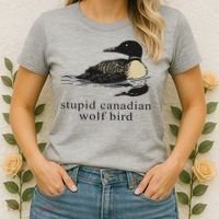 Stupid Canadian Wolf Bird Women's T-Shirt thumb 2