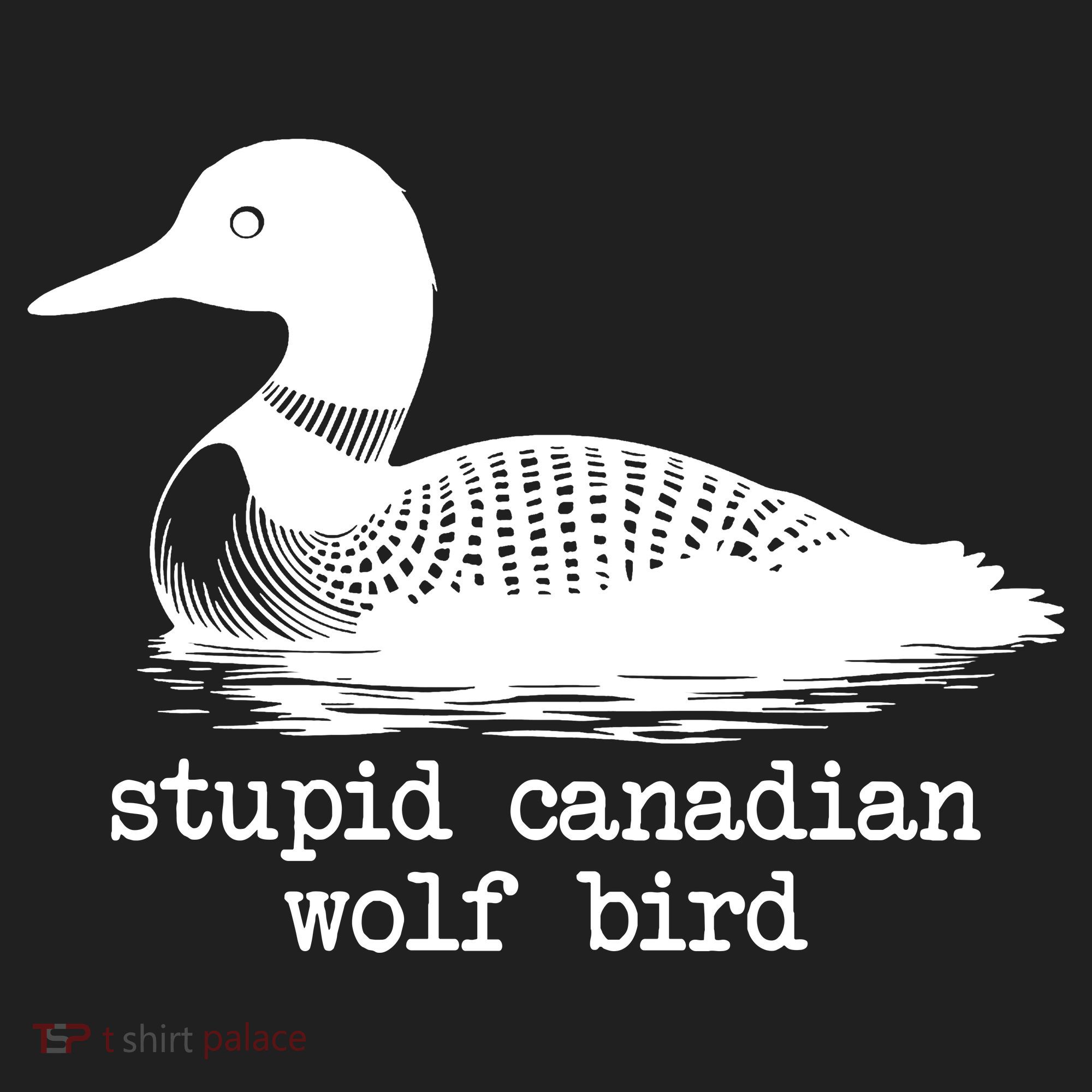 Stupid Canadian Wolf Bird Funny Meme Hat