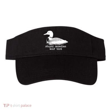 Stupid Canadian Wolf Bird Funny Meme Visor