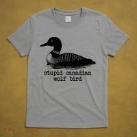Stupid Canadian Wolf Bird Funny Meme T-Shirt thumb 5