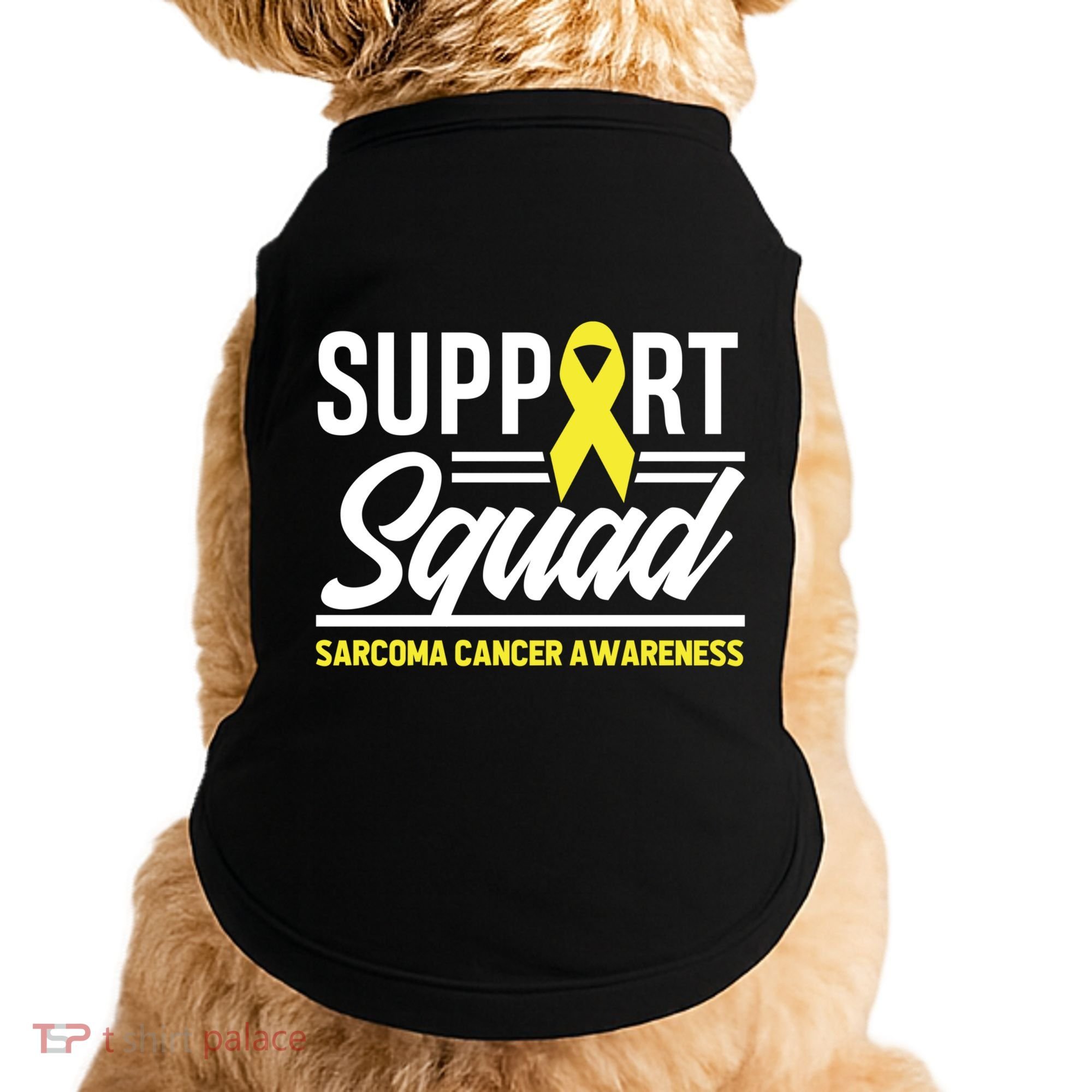 Sarcoma Cancer Warrior Support Squad Sarcoma Awareness Gift Doggie Tank