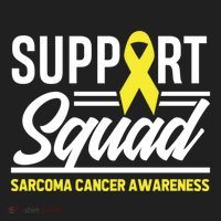 Sarcoma Cancer Warrior Support Squad Sarcoma Awareness Gift Beanie thumb 2