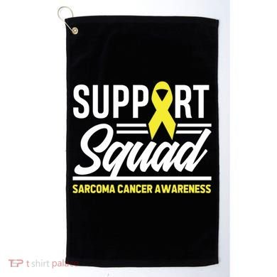 Sarcoma Cancer Warrior Support Squad Sarcoma Awareness Gift Golf Towel