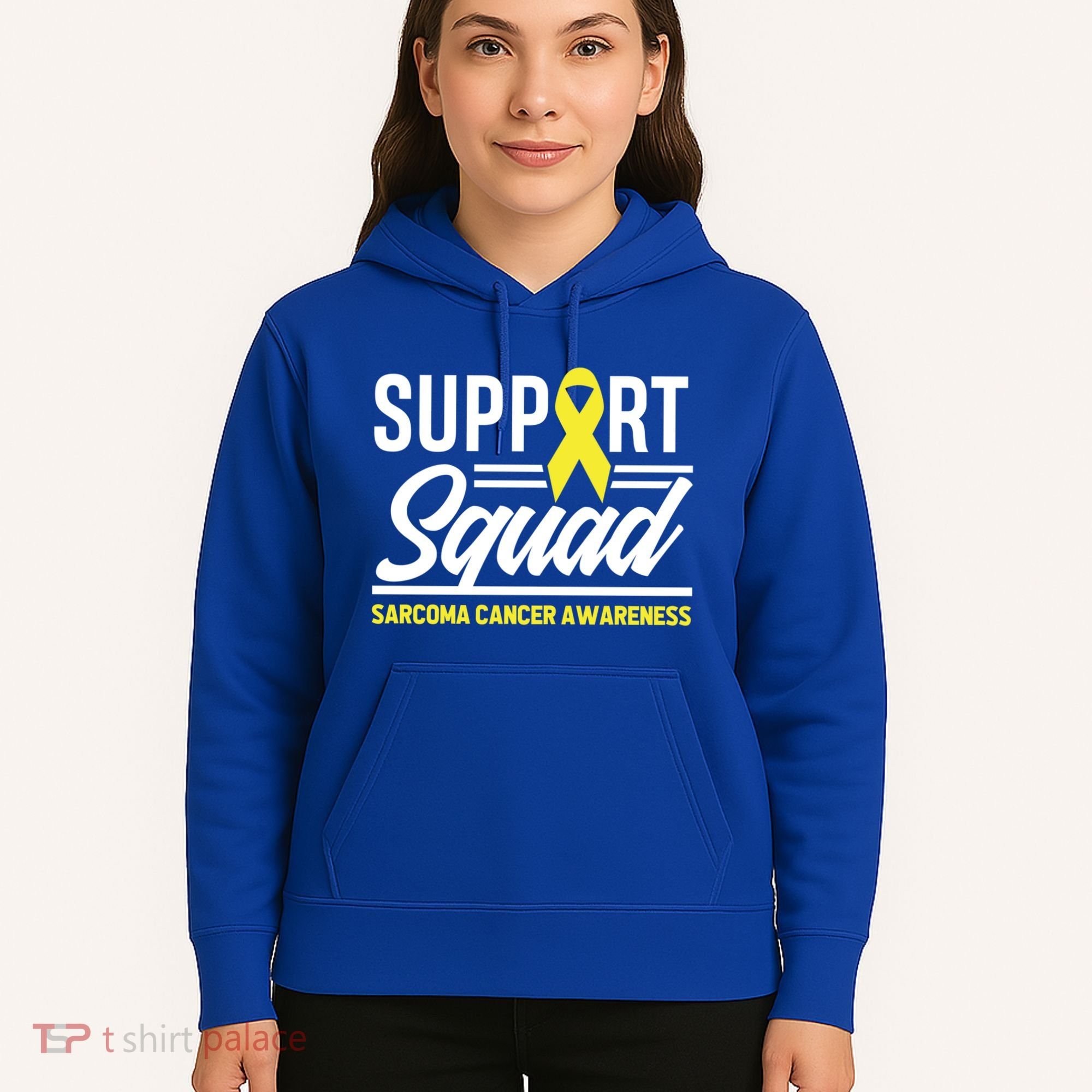 Sarcoma Cancer Warrior Support Squad Sarcoma Awareness Gift Hoodie