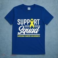 Sarcoma Cancer Warrior Support Squad Sarcoma Awareness Gift T-Shirt thumb 5