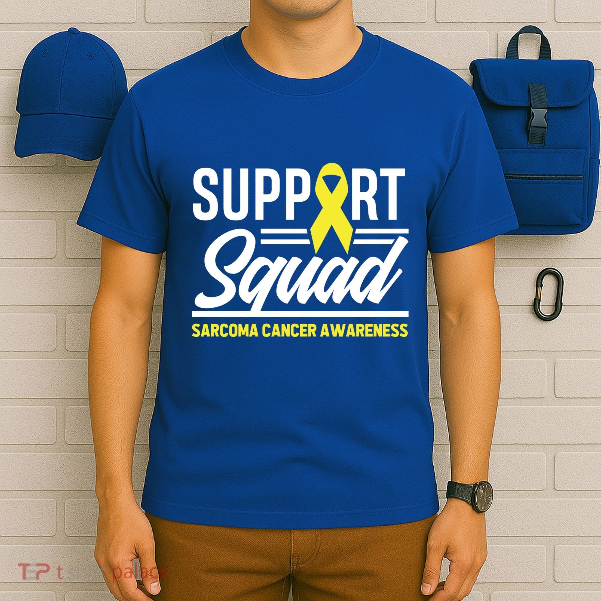 Sarcoma Cancer Warrior Support Squad Sarcoma Awareness Gift T-Shirt