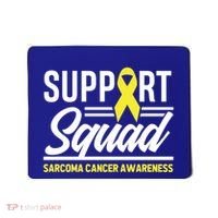Sarcoma Cancer Warrior Support Squad Sarcoma Awareness Gift Mousepad thumb 0