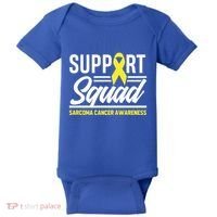 Sarcoma Cancer Warrior Support Squad Sarcoma Awareness Gift Baby Bodysuit thumb 0