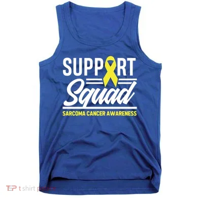 Sarcoma Cancer Warrior Support Squad Sarcoma Awareness Gift Tank Top