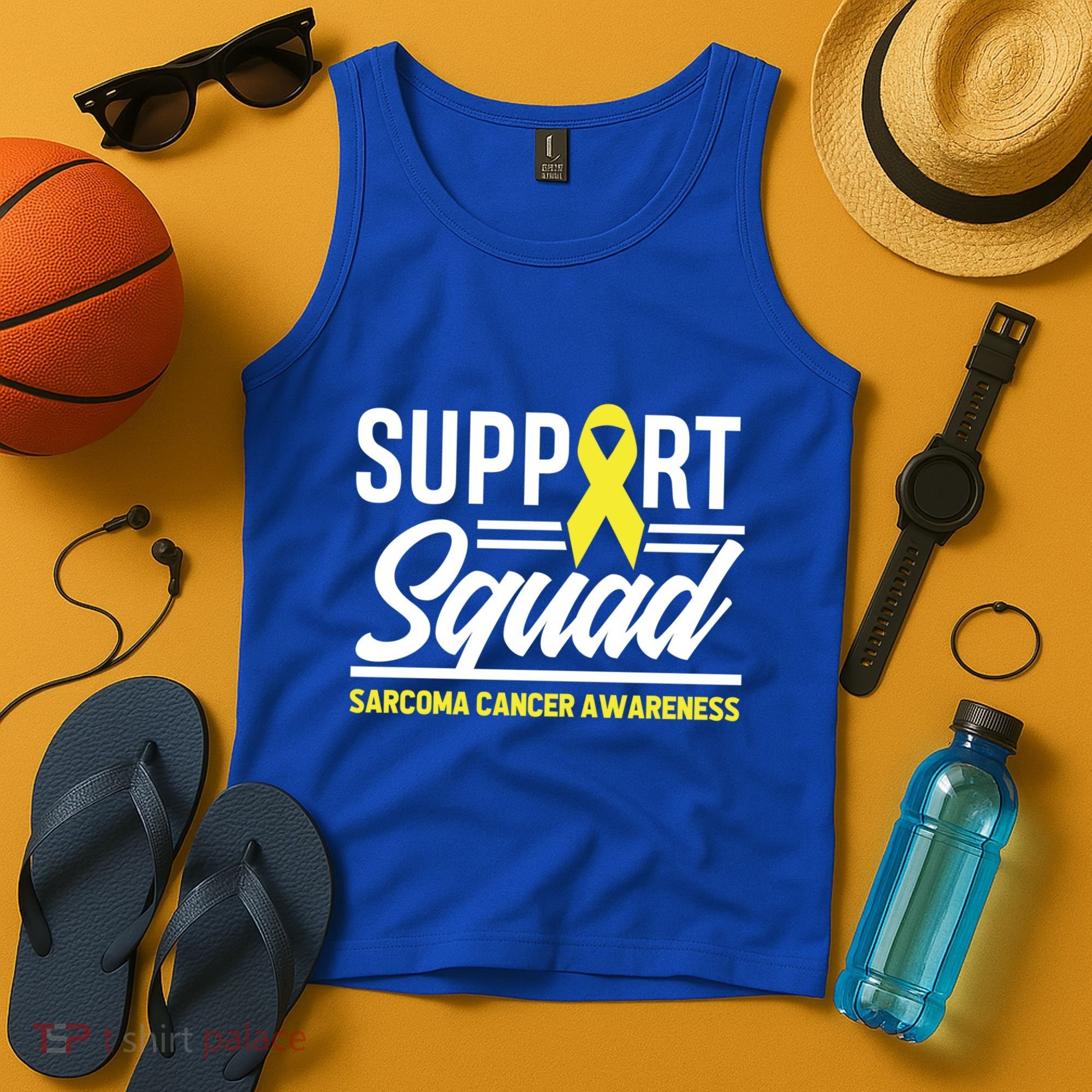 Sarcoma Cancer Warrior Support Squad Sarcoma Awareness Gift Tank Top