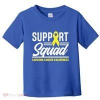 Sarcoma Cancer Warrior Support Squad Sarcoma Awareness Gift Toddler T-Shirt thumb 0