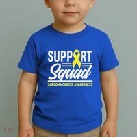 Sarcoma Cancer Warrior Support Squad Sarcoma Awareness Gift Toddler T-Shirt thumb 2