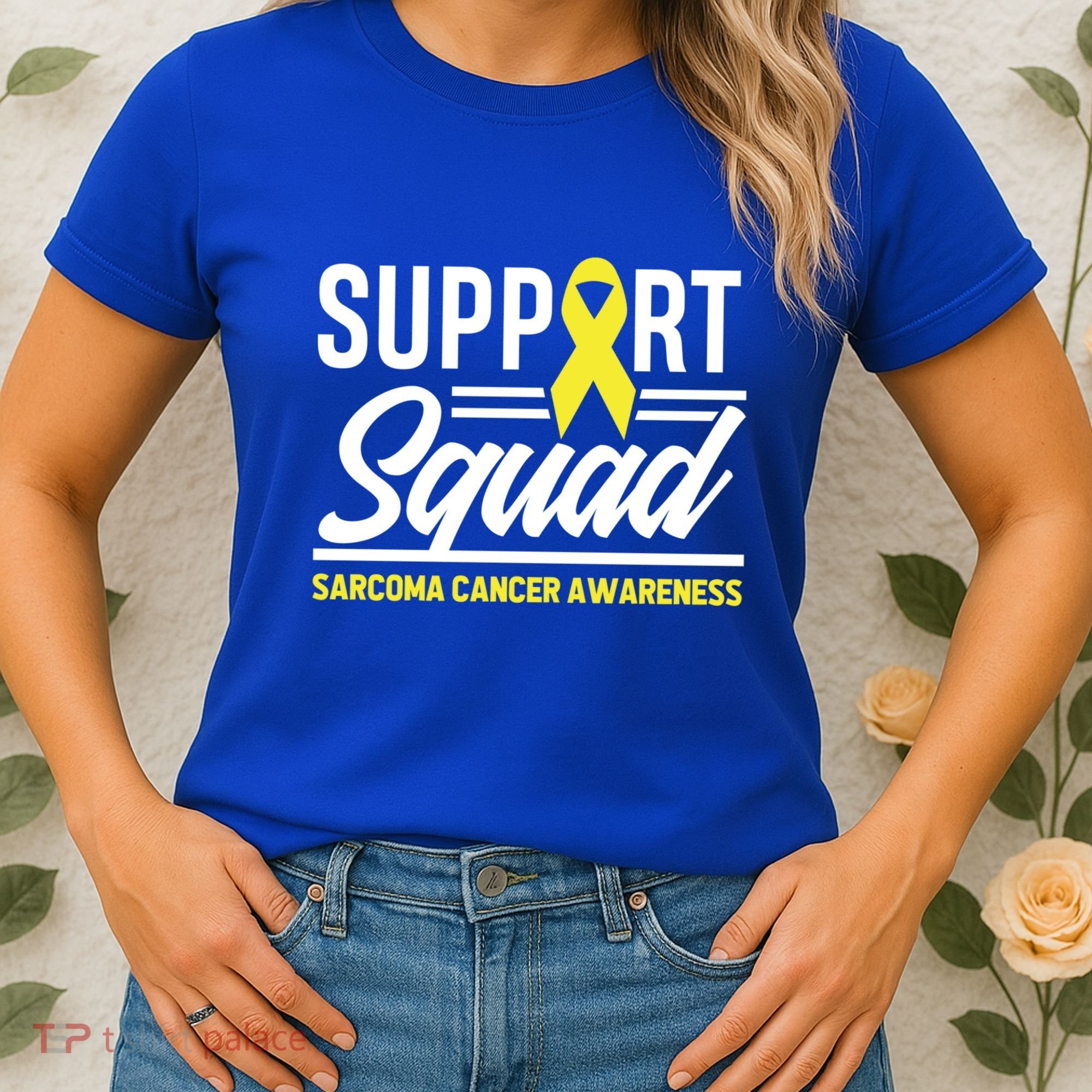 Sarcoma Cancer Warrior Support Squad Sarcoma Awareness Gift Women's T-Shirt