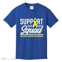 Sarcoma Cancer Warrior Support Squad Sarcoma Awareness Gift Kids T-Shirt thumb 0