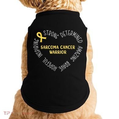 Sarcoma Cancer Warrior Great Gift Doggie Tank