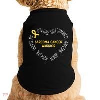 Sarcoma Cancer Warrior Great Gift Doggie Tank thumb 0