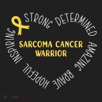 Sarcoma Cancer Warrior Great Gift Beanie thumb 2