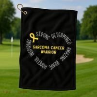 Sarcoma Cancer Warrior Great Gift Golf Towel thumb 1