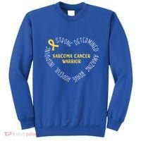 Sarcoma Cancer Warrior Great Gift Sweatshirt thumb 0