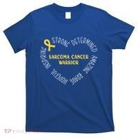 Sarcoma Cancer Warrior Great Gift T-Shirt thumb 0