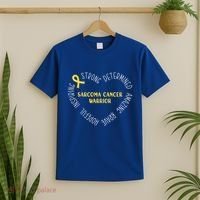 Sarcoma Cancer Warrior Great Gift T-Shirt thumb 2