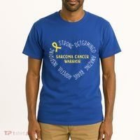 Sarcoma Cancer Warrior Great Gift Tall T-Shirt thumb 2