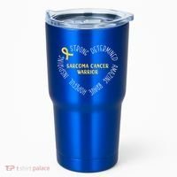 Sarcoma Cancer Warrior Great Gift Tumbler thumb 0
