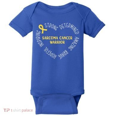 Sarcoma Cancer Warrior Great Gift Baby Bodysuit