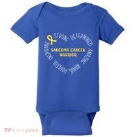 Sarcoma Cancer Warrior Great Gift Baby Bodysuit thumb 0