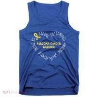 Sarcoma Cancer Warrior Great Gift Tank Top thumb 0