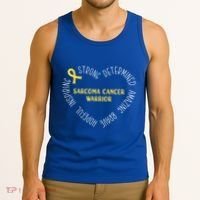 Sarcoma Cancer Warrior Great Gift Tank Top thumb 3