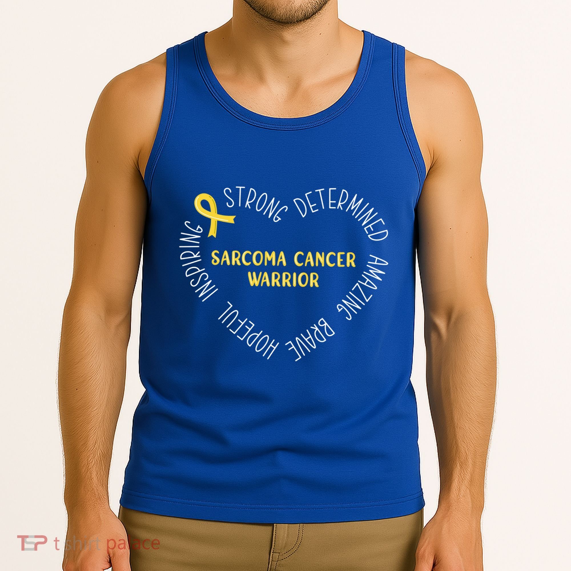 Sarcoma Cancer Warrior Great Gift Tank Top