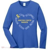 Sarcoma Cancer Warrior Great Gift Women's Long Sleeve Shirt thumb 0