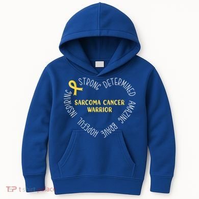 Sarcoma Cancer Warrior Great Gift Kids Hoodie