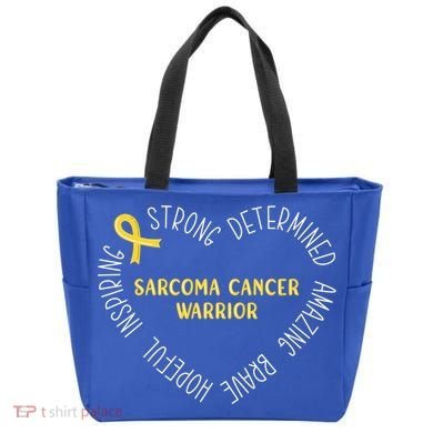 Sarcoma Cancer Warrior Great Gift Tote Bag