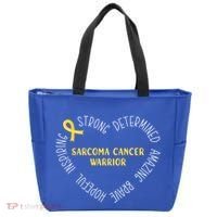 Sarcoma Cancer Warrior Great Gift Tote Bag thumb 0