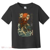 Samurai Cat With Sea Dragon Fantasy Art Toddler T-Shirt thumb 0