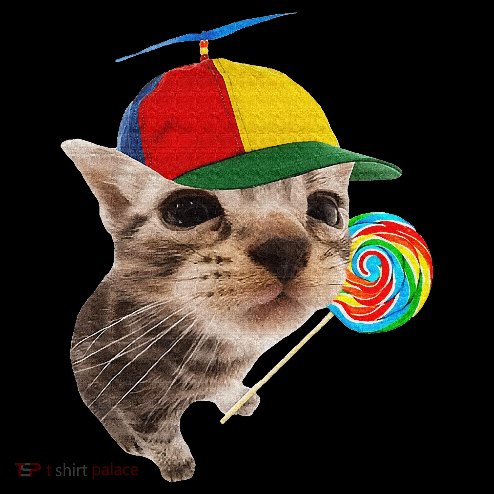 Silly Cat With Lollipop Meme Toddler Hoodie