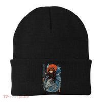 Samurai Cat Warrior And Mystic Blue Dragon Beanie thumb 0