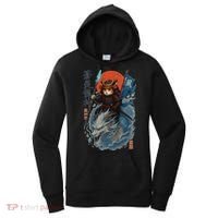 Samurai Cat Warrior And Mystic Blue Dragon Women's Hoodie thumb 0