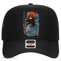 Samurai Cat Warrior And Mystic Blue Dragon Hat thumb 0