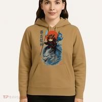 Samurai Cat Warrior And Mystic Blue Dragon Hoodie thumb 5
