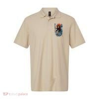 Samurai Cat Warrior And Mystic Blue Dragon Polo thumb 0
