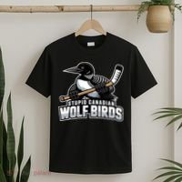 Stupid Canadian Wolf Bird Hockey Duck Funny T-Shirt thumb 2