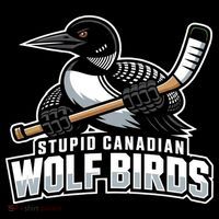 Stupid Canadian Wolf Bird Hockey Duck Funny Coffee Mug thumb 5