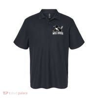 Stupid Canadian Wolf Bird Hockey Duck Funny Polo thumb 0
