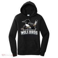 Stupid Canadian Wolf Bird Hockey Duck Funny Women's Hoodie thumb 0