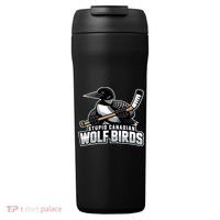 Stupid Canadian Wolf Bird Hockey Duck Funny 24oz Duet Stainless Steel Tumbler thumb 0