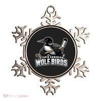 Stupid Canadian Wolf Bird Hockey Duck Funny Ornament thumb 0